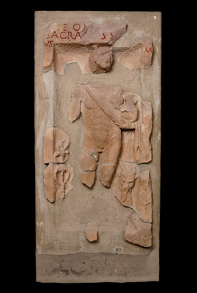 stèle votive représentant  Mercure